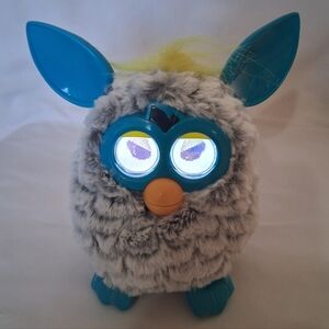2012 Hasbro- Furby Boom Rain Cloud. Teal And Gray.